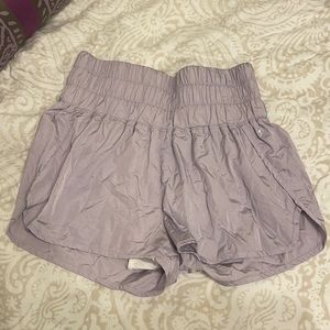 Lavender Free people movement shorts